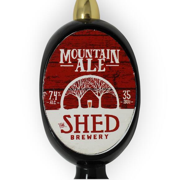 Shed Brewery Mountain Ale Beer Tap Handle Stowe Vermont VT 802 SKI LOCAL - Picture 8 of 11
